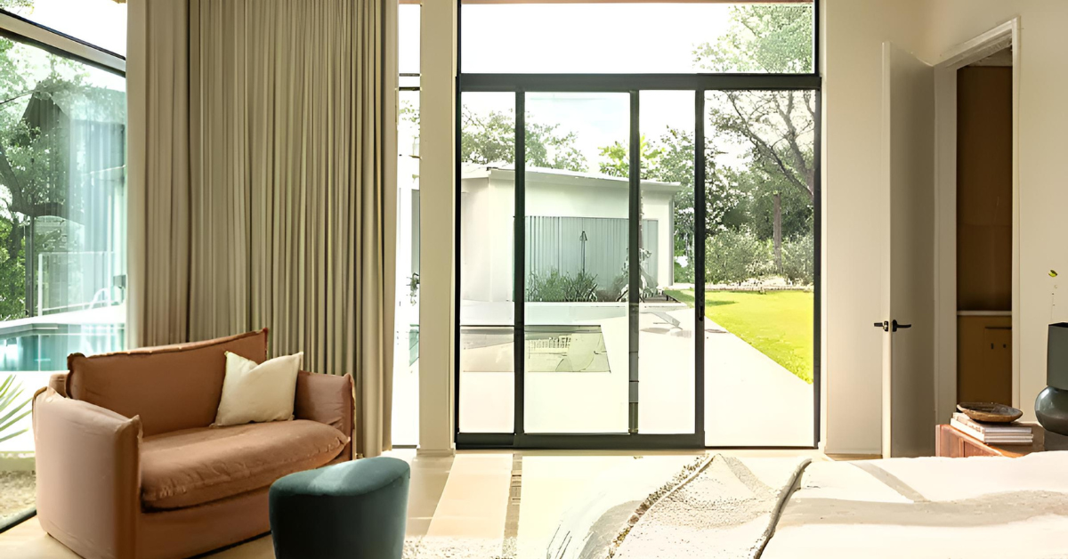 modern aluminum window