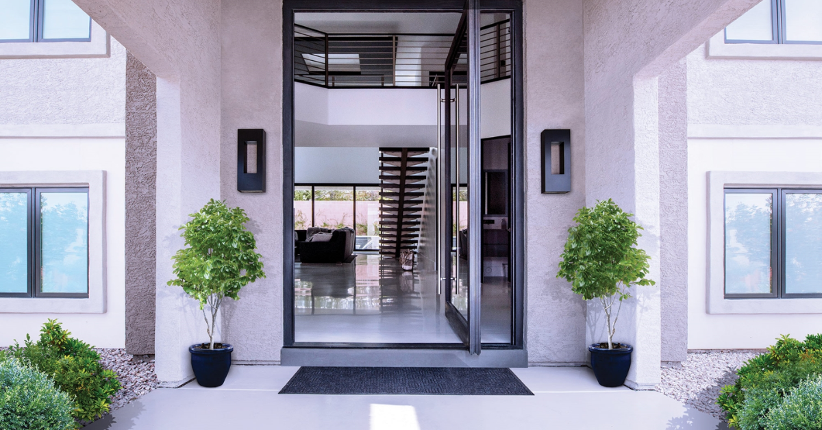 best aluminum pivot doors